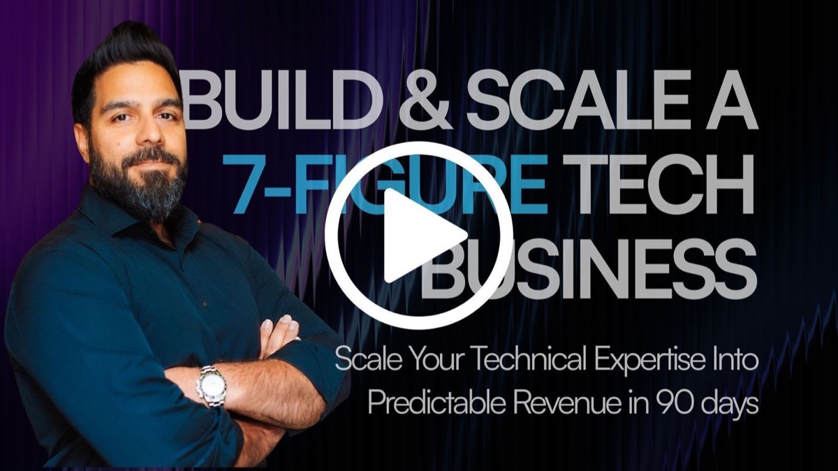 Case study video: build and scale a 7-figure tech business